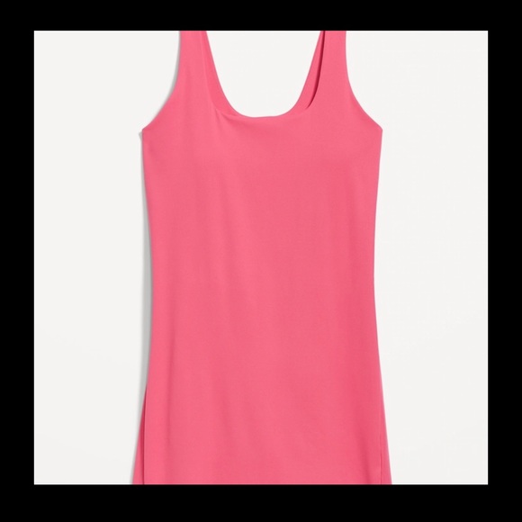 NWT OLD NAVY PowerSoft Sleeveless Shelf-Bra Support Dress: Flower Trail Power - Picture 2 of 7